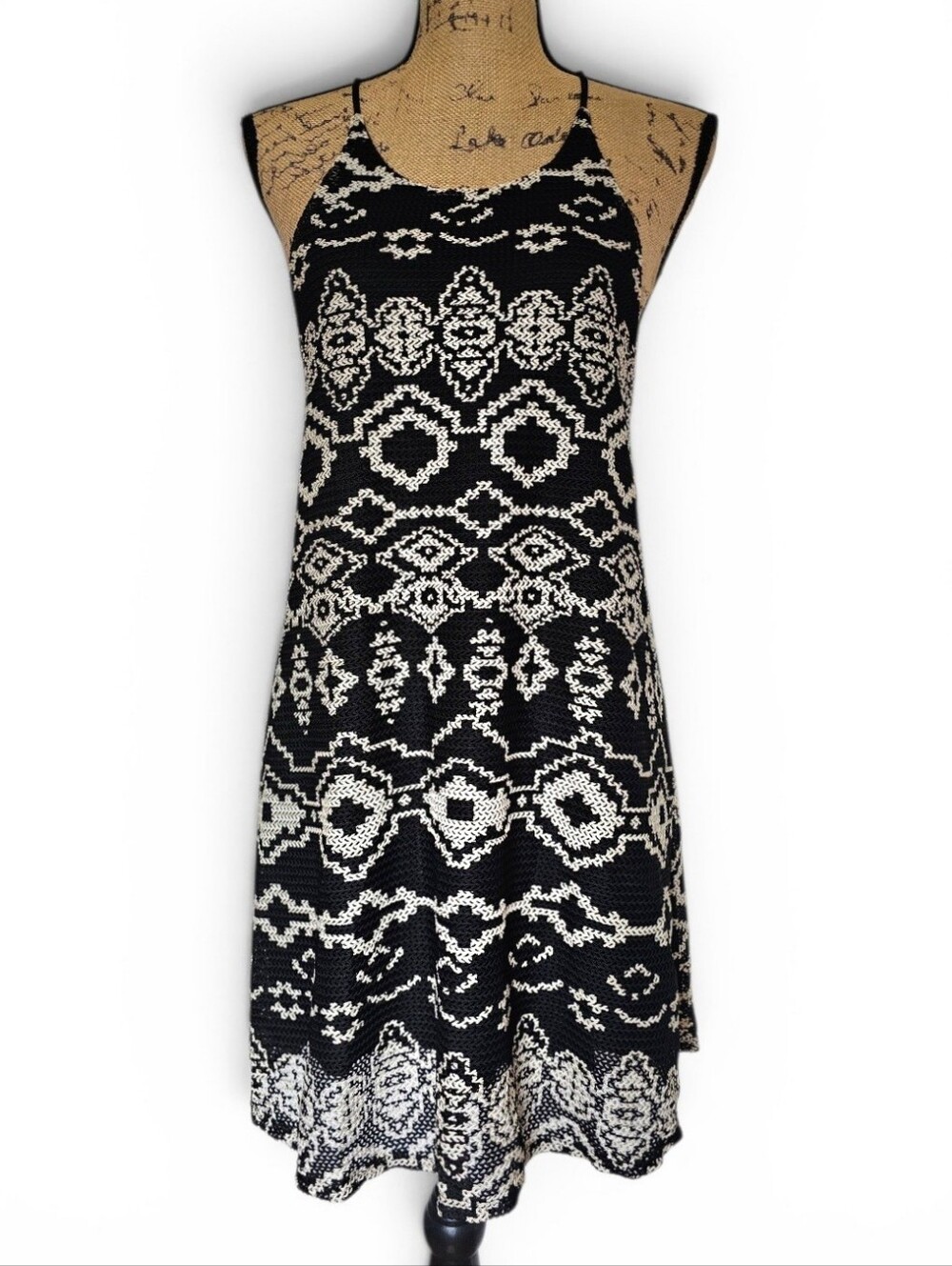 Urban Outfiters Staring At Stars Boho Tribal Print Racerback Dress, Size S